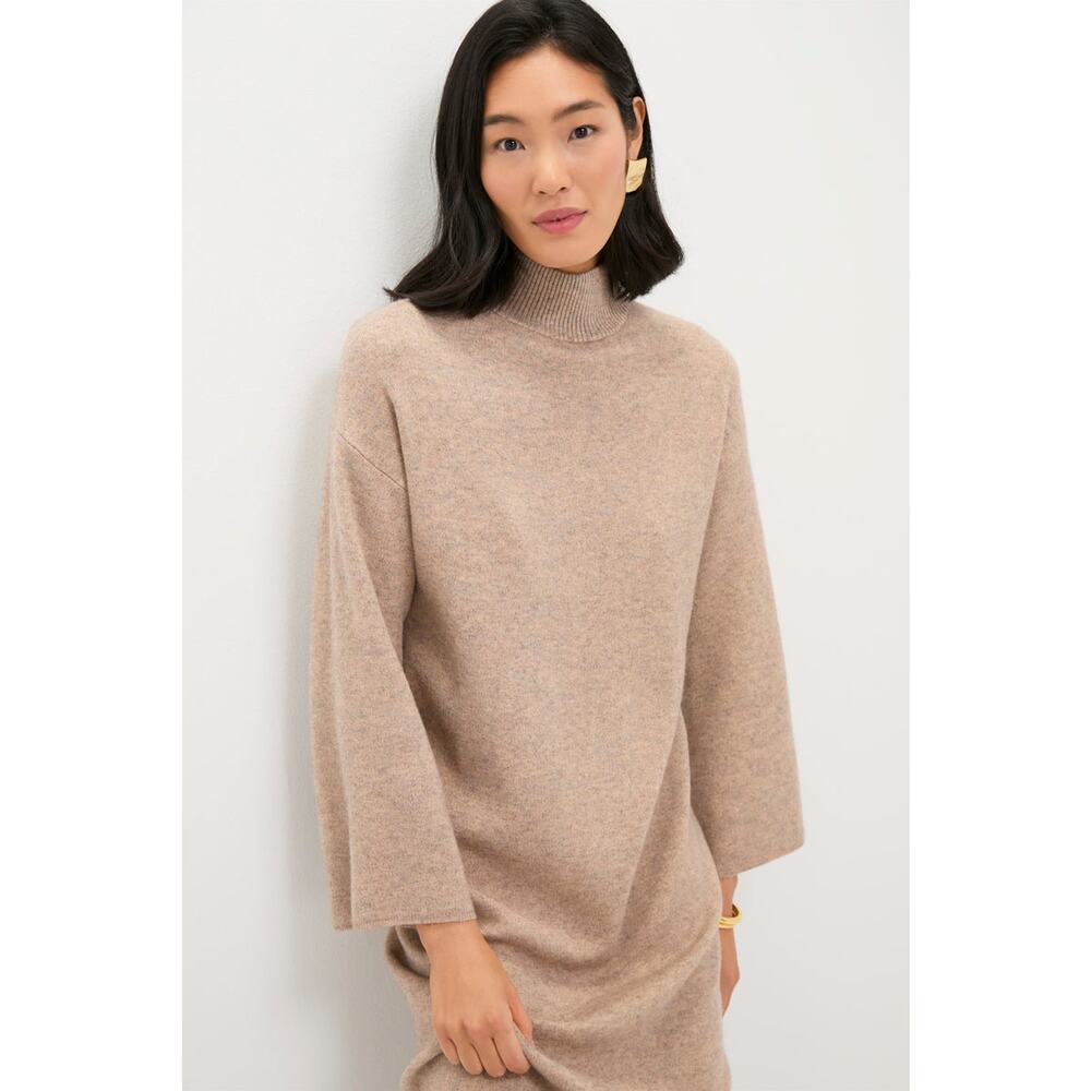 Tuckernuck Beige Midi Sweater Dress - Picture 3 of 15